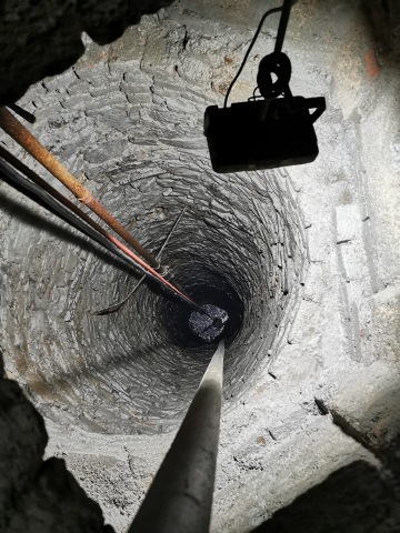 foto po čištění studny