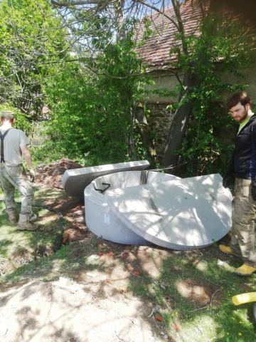 výměna zhlaví studny