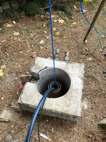 čištění vrtané studny Plzeň - Litice