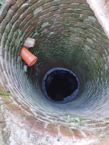 Studna s gumovým vakem