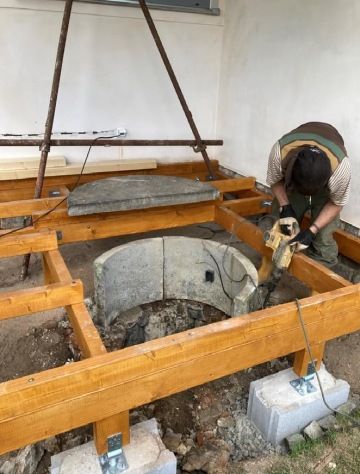 Oprava zhlaví studny