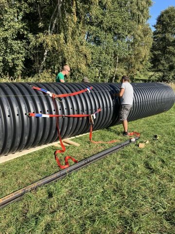 Napojování plastových skruží